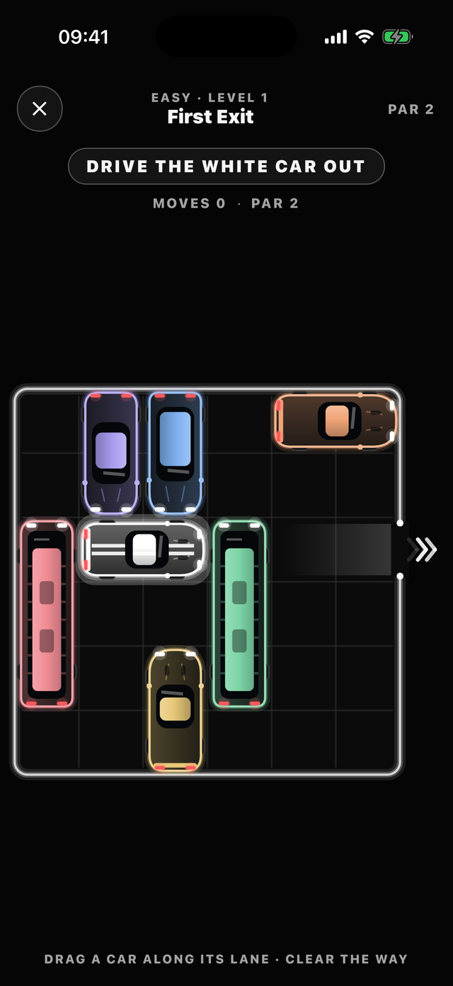 Gridlock, drive the white car out